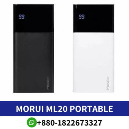 MORUI ML20 Portable Charger 20000mAh Power Bank Price In Bangladesh, MORUI ML20 Portable Charger Price at BD, 20000mAh Power Bank Price In Bangladesh, ML20 Portable Charger 20000mAh Power Bank Price In Bangladesh, MORUI ML20 Portable Charger 20000mAh Price In BD, ML20 Portable Charger 20000mAh Power Bank Price In Bangladesh,