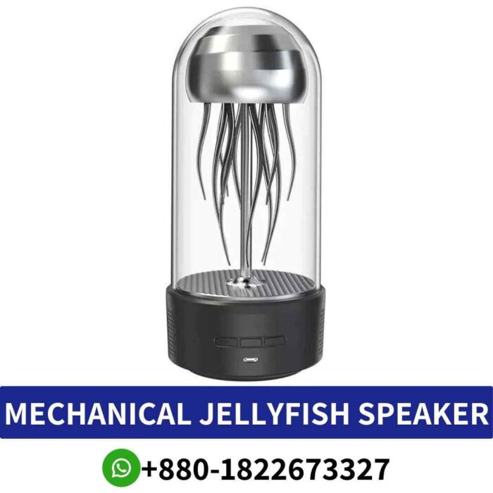 Mechanical JELLYFISH mini bluetooth speaker offers portable sound in a compact design. With Bluetooth connectivity shop near me