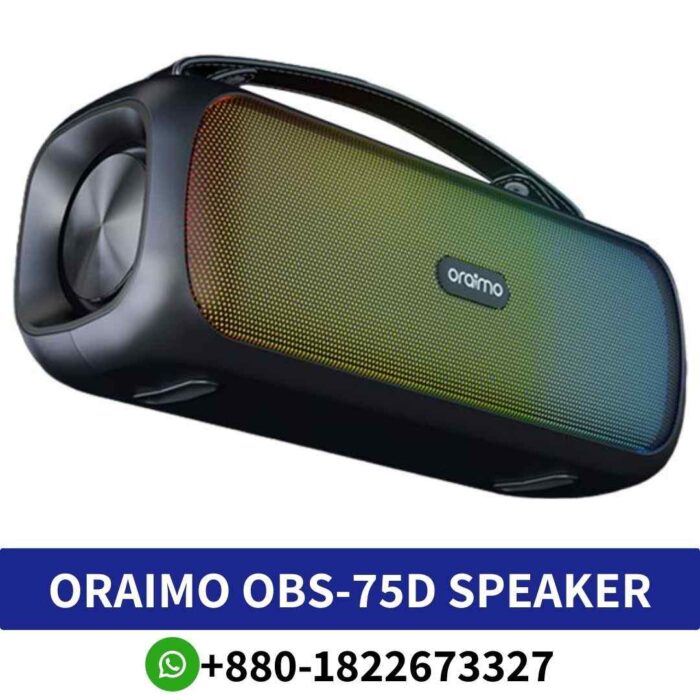 ORAIMO OBS-75D Bluetooth Speaker Boom Bass Wireless speaker, Bluetooth Version_ Not specified Battery Capacity_ Not specified Shop near me