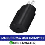 Original SAMSUNG 25W USB-C Adapter with Type Cable (2 Pin CN Plug)