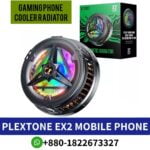 Plextone EX2 Mobile Phone Cooler RGB Gaming Cooler Radiator Price In Bangladesh, Plextone EX2 RGB Magnetic Radiator Phone Cooler In BD, Plextone EX2 Mobile Phone Cooler RGB Gaming In Bangladesh, Plextone EX2 Mobile Phone Cooler RGB Gaming Cooler Radiator Price In BD , Plextone EX2 Heat Sink Ice RGB Cooling Radiator Cooling Fan Mobile Phone Cooler Universal,