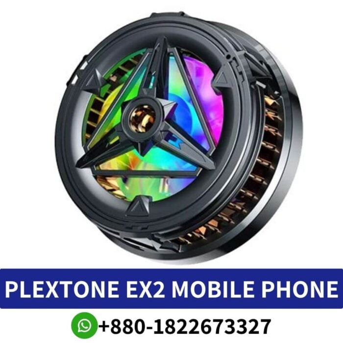 Plextone EX2 Mobile Phone Cooler RGB Gaming Cooler Radiator Price In Bangladesh, Plextone EX2 RGB Magnetic Radiator Phone Cooler In BD, Plextone EX2 Mobile Phone Cooler RGB Gaming In Bangladesh, Plextone EX2 Mobile Phone Cooler RGB Gaming Cooler Radiator Price In BD , Plextone EX2 Heat Sink Ice RGB Cooling Radiator Cooling Fan Mobile Phone Cooler Universal,