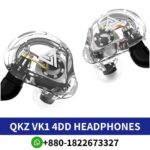 QKZ VK1 In-Ear Headphones offer dynamic sound performance with a frequency range spanning from 7Hz to 40kHz shop near me