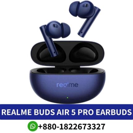 REALME BUDS AIR 5 PRO_Experience seamless audio with Air Pro 3 earbuds for immersive music and clear calls._ AIR 5 PRO-Earbuds shop in Bd