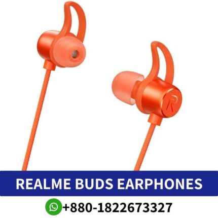 Best REALME Buds wireless bluetooth Earphones Product Dimensions_ 10.9 x 3.5 x 4.3 cm; 30 Grams, Orange Colour, Ear Placement shop near me