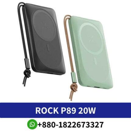 ROCK P89 20W Magnetic Wireless 10000mAh Power Bank Price In Bangladesh, Wireless 10000mAh Power Bank Price At Bd, 20W Magnetic Wireless 10000mAh Power Bank Price In BD, 10000mAh Power Bank Price At VD, P89 20W Magnetic Wireless 10000mAh Power Bank Price In BD,