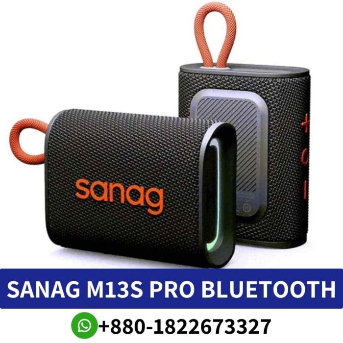 SANAG M13S Pro_ Portable, waterproof wireless speaker with immersive sound and long battery life shop near me. sanag-m13s-pro-speaker