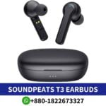 SOUNDPEATS-T3-Earbud Immersive sound with ANC, wireless connectivity, compact design for on-the-go convenience.T3-earbuds shop in Bd