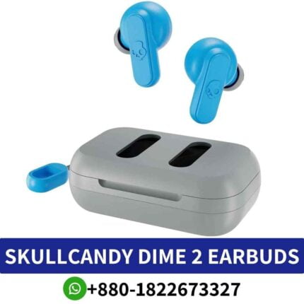 Skullcandy Dime 2 True Wireless Earbuds_ Compact, reliable audio with Bluetooth 5.2, water resistance, and intuitive controls shop near me