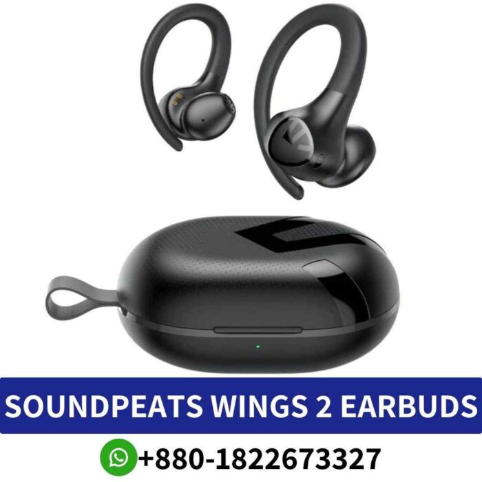 SoundPEATS Wings 2 Sport Wireless Earbuds offer a seamless audio experience, perfect for active lifestyles shop near me. wings-2-sport-earbuds