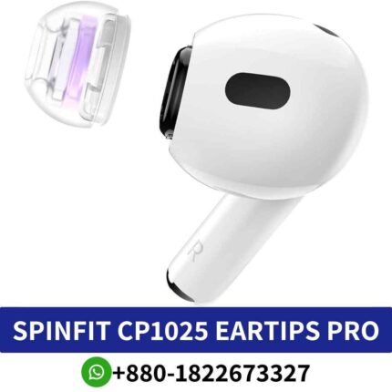 Spinfit CP1025 Eartips for-airpods Price in BD. AirPods Pro Gen 1 & Gen 2, providing a comfortable and secure fit for users shop near me
