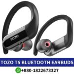 TOZO T5 Bluetooth-Headphones Price in Bangladesh, Blackness Connectivity Technology_ Wireless Model Name_ T5 Form In Ear shop near me