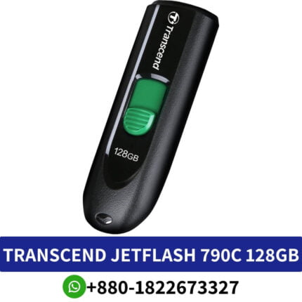 TRANSCEND JetFlash 790C 128GB USB 3.2 Type-C Pen Drive