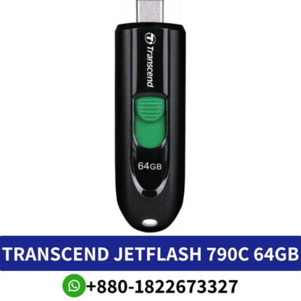 TRANSCEND JetFlash 790C 64GB USB 3.2 Type-C Pen Drive