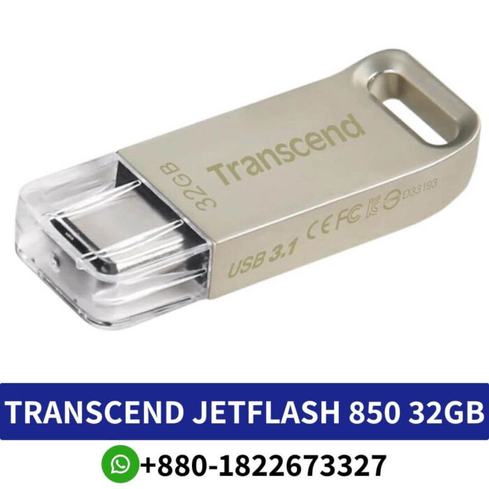 TRANSCEND JetFlash 850 32GB USB 3.1 Type-C Pen Drive