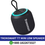 Best TRONSMART T7 Mini speaker delivers powerful sound, with Bluetooth 5.3, IPX7 waterproof rating, and 15W output. t7-mini-15w-speaker shop in bd