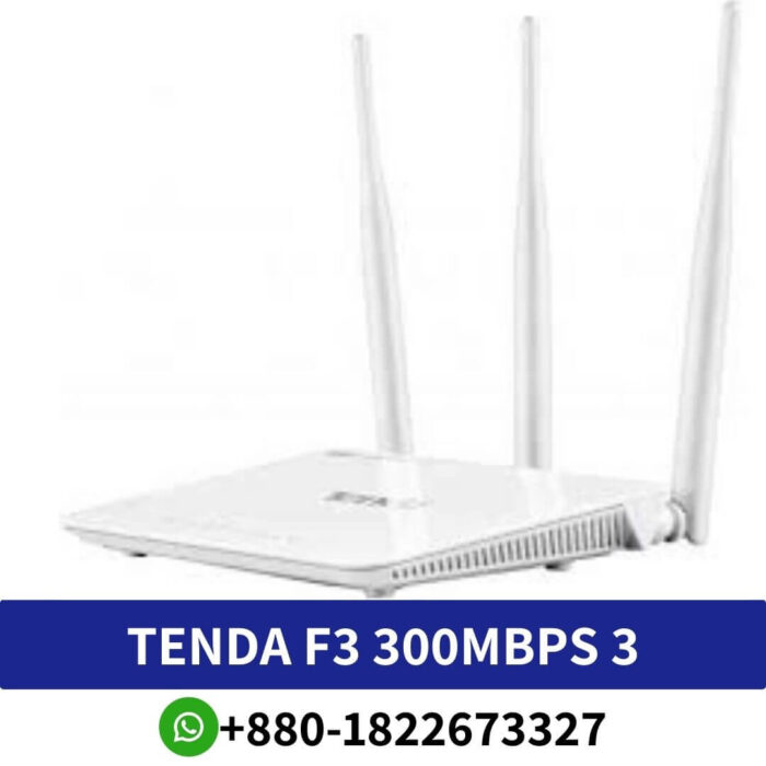 Tenda F3 300mbps 3 Antennas Router Price In Bangladesh Router Price In Bangladesh, 3 Antennas Router Price In Bangladesh, F3 300mbps 3 Antennas Router Price In Bangladesh, 300mbps 3 Antennas Router Price In Bangladesh,