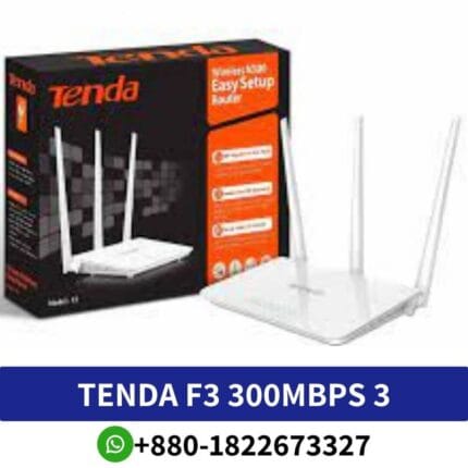 Tenda F3 300mbps 3 Antennas Router Price In Bangladesh Router Price In Bangladesh, 3 Antennas Router Price In Bangladesh, F3 300mbps 3 Antennas Router Price In Bangladesh, 300mbps 3 Antennas Router Price In Bangladesh,