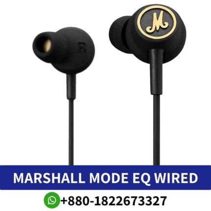 The Marshall Mode EQ Wired in-Ear Headphones deliver powerful sound with adjustable EQ settings for personalized audio