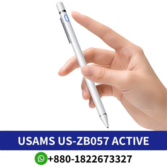 USAMS US-ZB057 Active Capacitive Stylus Pen with Pen Clip Price In Bangladesh, USAMS US-ZB057 Active Price In Bangladesh, US-ZB057 Active Capacitive Price At BD, USAMS US-ZB057 Capacitive Stylus Pen Price In Bangladesh, USAMS US-ZB057 Active Capacitive Stylus Pen, USAMS US-ZB057 Active Touch Screen Capacitive Stylus ,