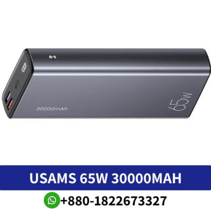 Usams 65W 30000mAh Fast Charging Power Bank Price In Bangladesh, USAMS PB68 Fast Charging Power Bank 65W 30000mAh with Type-C PD Cable 65W Price In Bd, USAMS AT 65W 30000mAh Fast Charging Power Bank with 100w Cable, 65W 30000mAh Fast Charging Power Bank Price In BD, 30000mAh Fast Charging Power Bank Price In Bangladesh, Fast Charging Power Bank 65W 30000mAh with Type-C PD Cable 65W Price In Bd,