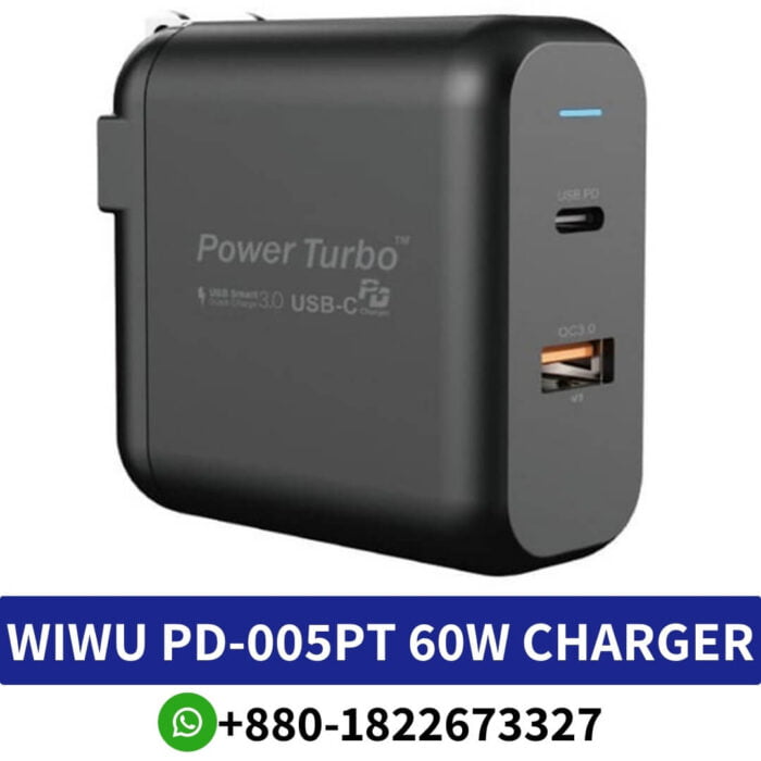 WIWU PD-005PT 60W Power Dual Output Charger