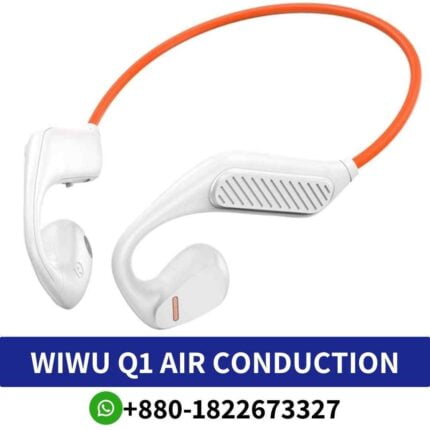 WIWU Q1 Wireless Bluetooth Sports Earphone Shop in Bangladesh. Wiwu Q1 earphones are perfect companion, providing audio shop near me