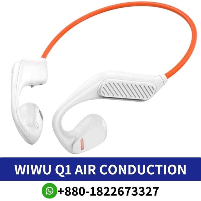 WIWU Q1 Wireless Bluetooth Sports Earphone Shop in Bangladesh. Wiwu Q1 earphones are perfect companion, providing audio shop near me