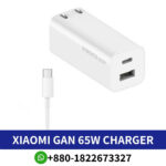 XIAOMI GaN 65W Charger 1A1C With 5A Type-c Charging Cable