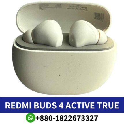 Best Xiaomi Redmi Buds 4 Active_ Waterproof, long battery life, Bluetooth 5.3 connectivity for active lifestyles. redmi-buds-4-active-true shop in Bd
