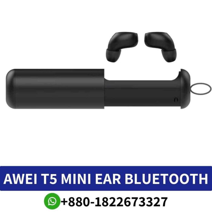 awei T5 Wireless for Mobile Phone, for Video Game, Monitor Headphone, for I Pod, Sport, Common Headphone Bluetooth Price in Bangladesh