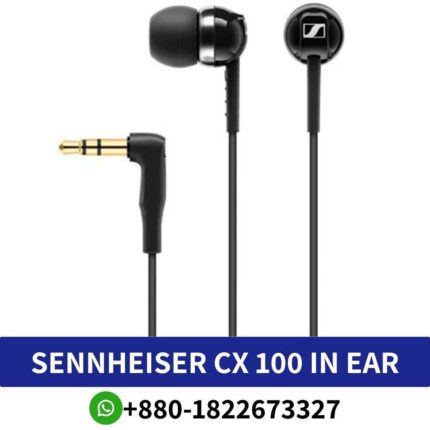 Best SENNHEISER CX 100 In-Ear Connector Type_ 3.5mm, Compatibility_ Universal, Driver Size, Frequency Response Not specified shop near me
