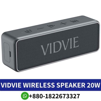 Best VIDVIE wireless speaker SP914 20W, IPX7, TWS connect, TF card slot. High-quality sound and waterproof design shop near me