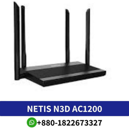 Netis N3D AC1200 Wireless Dual Band Router Price In Bangladesh, Dual Band Router Price In Bangladesh, Netis N3D AC1200 Wireless Price In Bangladesh, N3D AC1200 Wireless Dual Band Router Price In Bangladesh, Wireless Dual Band Router Price In Bangladesh, Netis N3D AC1200 Wireless Dual Band Price In BD,