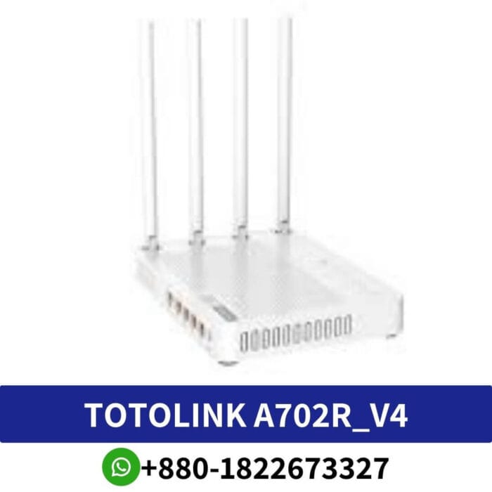 Totolink A702R_V4 1200Mbps 4 Antenna Dual Band Router Price In Bangladesh, Dual Band Router Price In Bangladesh, 1200Mbps 4 Antenna Dual Band Router Price In Bangladesh, A702R_V4 1200Mbps 4 Antenna Dual Band Router Price In Bangladesh, Totolink A702R_V4 1200Mbps 4 Antenna Price In Bd,