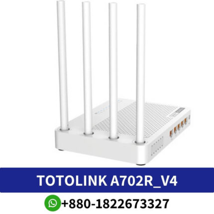 TOTOLINK A702R_V4 1200Mbps 4 Antenna Dual Band Router Price In Bangladesh, Dual Band Router Price In BaNGLADESH, 1200Mbps 4 Antenna Dual Band Router Price In BaNGLADESH, A702R_V4 1200Mbps 4 Antenna Dual Band Router Price In BaNGLADESH, TOTOLINK A702R_V4 1200Mbps 4 Antenna Price In BD,