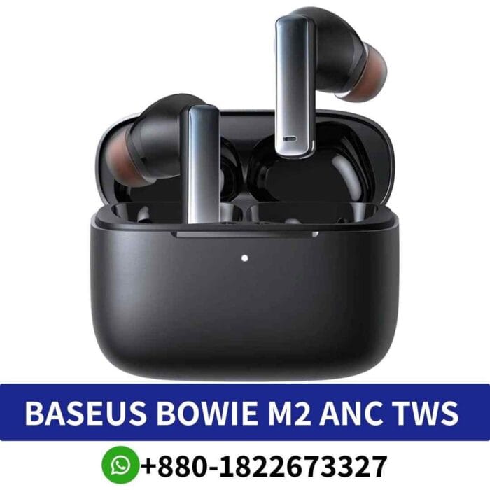 Best BASEUS Bowie M2 ANC TWS Bluetooth 5.2 Earphones price in Bangladesh. Active Noise Cancellation (ANC) Bluetooth Version_ 5.2 Shop near me