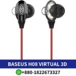 Best Baseus H08 Immersive Virtual 3D Gaming Earphone price in BD. Virtual 3D Surround Sound Ergonomic Design High-Quality Dynamic Drivers