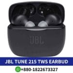 Best JBL Tune 215 TWS Wireless Earbuds, Sound Technology_ JBL Pure Bass, Connectivity_ Bluetooth 5.0 Battery_ Up to 25 hours combined playback