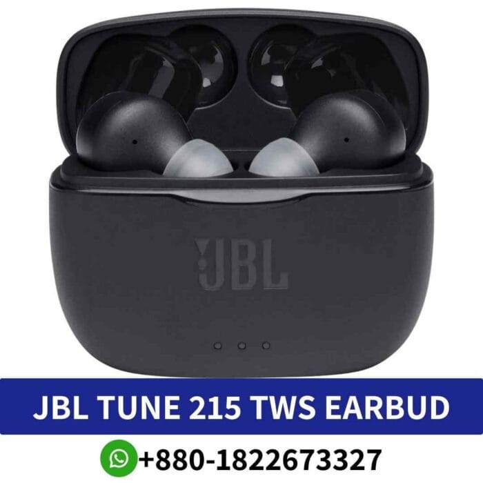 Best JBL Tune 215 TWS Wireless Earbuds, Sound Technology_ JBL Pure Bass, Connectivity_ Bluetooth 5.0 Battery_ Up to 25 hours combined playback