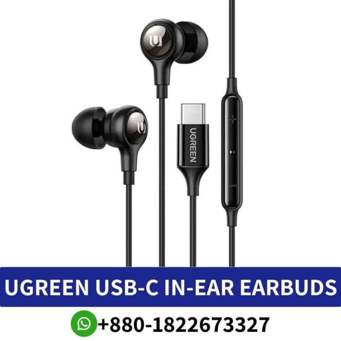 Best UGREEN USB C Headphones Sound Quality_ Crisp, clear sound with rich bass, balanced, highs Ergonomic in-ear,Cable_ Tangle-free shop near me